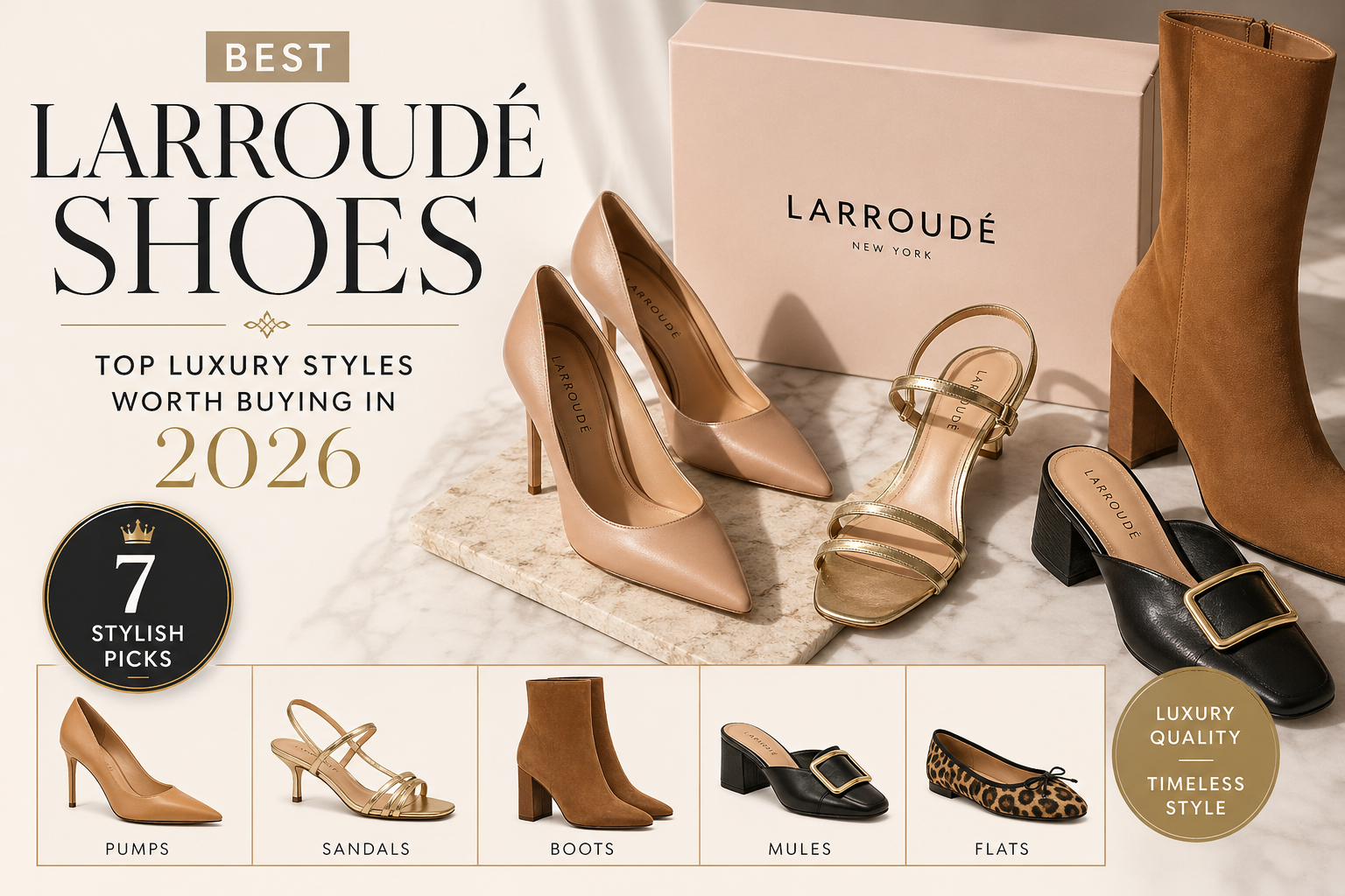 Best Larroudé Shoes (2026) – Top Heels, Sandals & Boots Reviewed