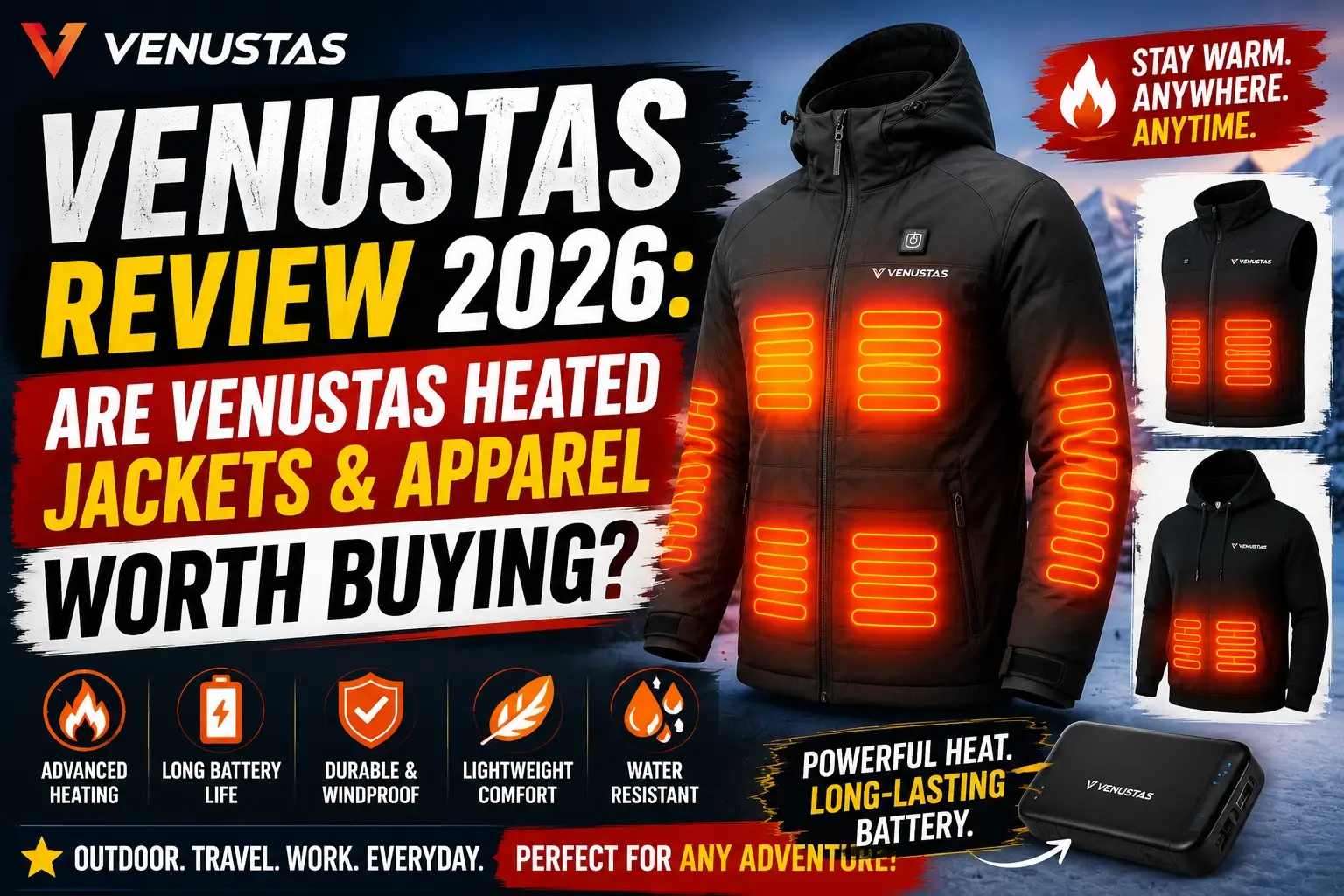 Venustas Review 2026: Are Venustas Heated Jackets And Apparel Worth Buying?