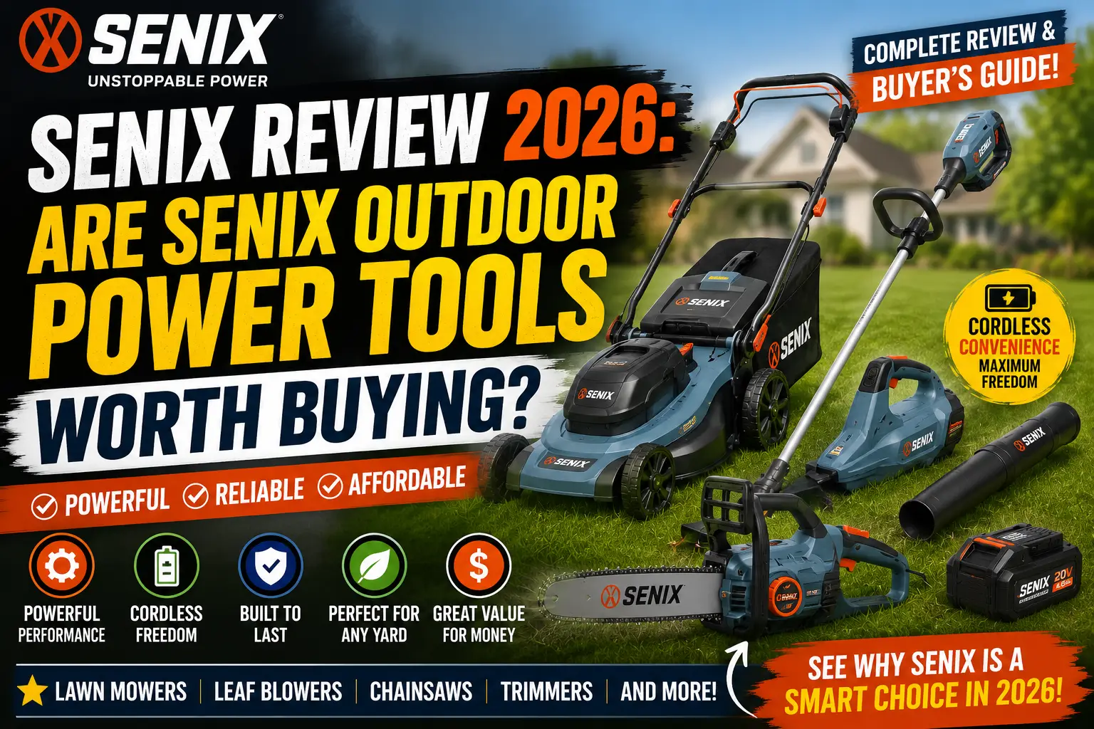 SENIX Review 2026: Are SENIX Outdoor Power Tools Worth Buying?