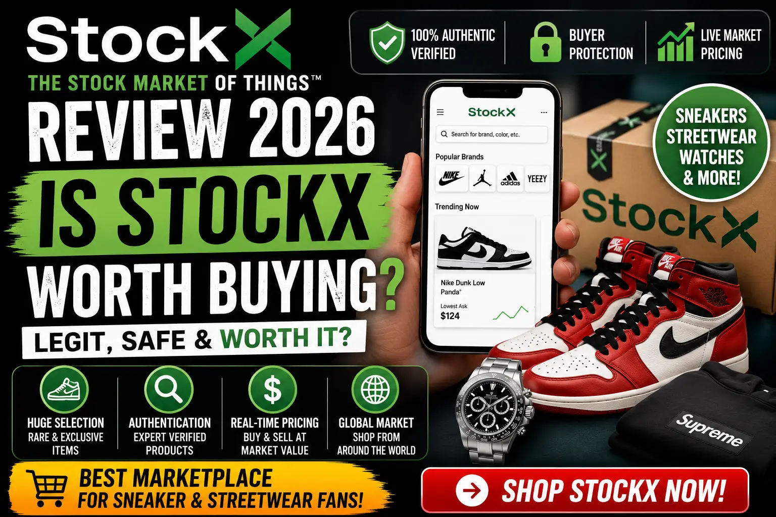 StockX Review 2026: Is StockX Legit, Safe, And Worth Buying From?